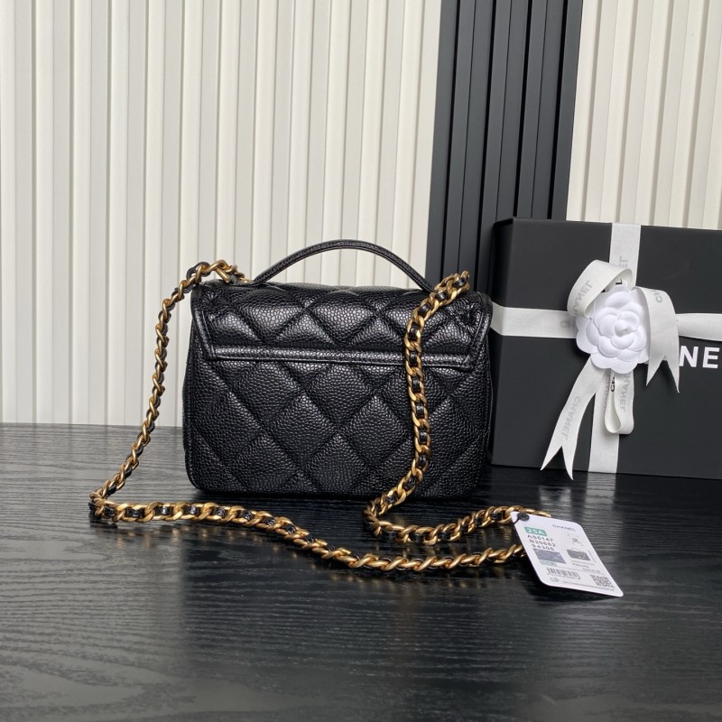 25A Handcrafted Flap Bag “22x15.5x6cm” -057 =AS5147