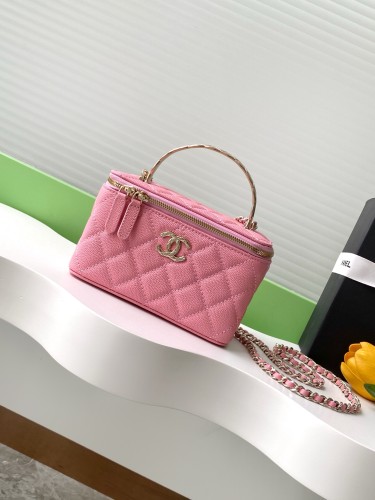 25S Vanity Case with Metal Handle “17x9.5x8cm” -056 =AP4590