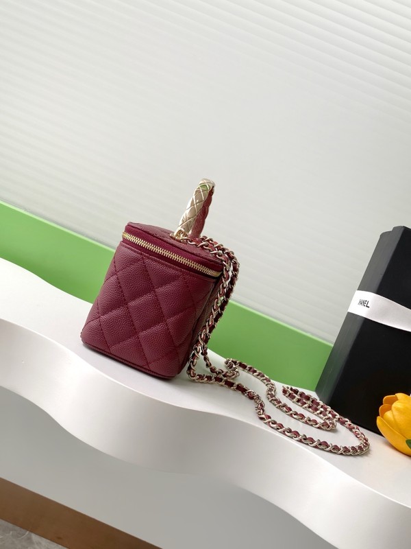 25S Vanity Case with Metal Handle “17x9.5x8cm” -056 =AP4590