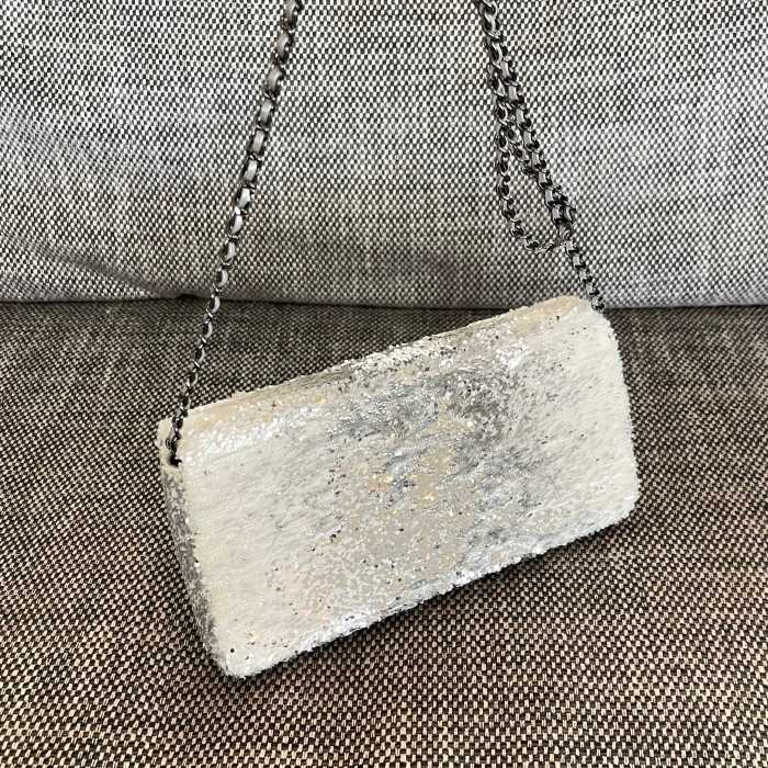 Vintage Sequin Clutch “24x12x4cm” -0001 =