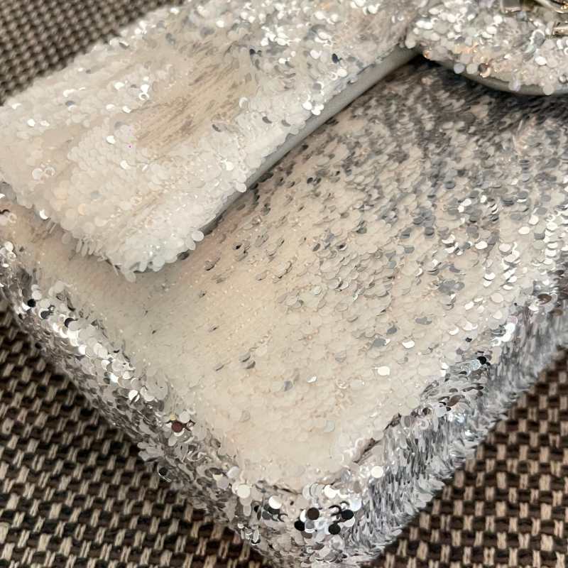 Vintage Sequin Clutch “24x12x4cm” -0001 =