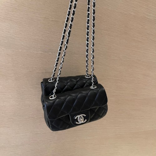 Vintage Twin Flap Bag “14x8x4cm” -088 =