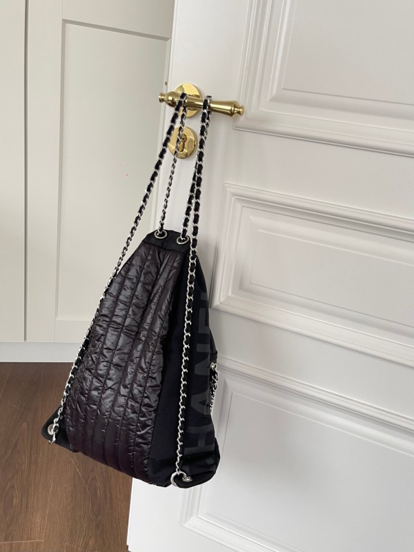 Vintage Nylon Drawstring Backpack “44x35x15cm” -088 =
