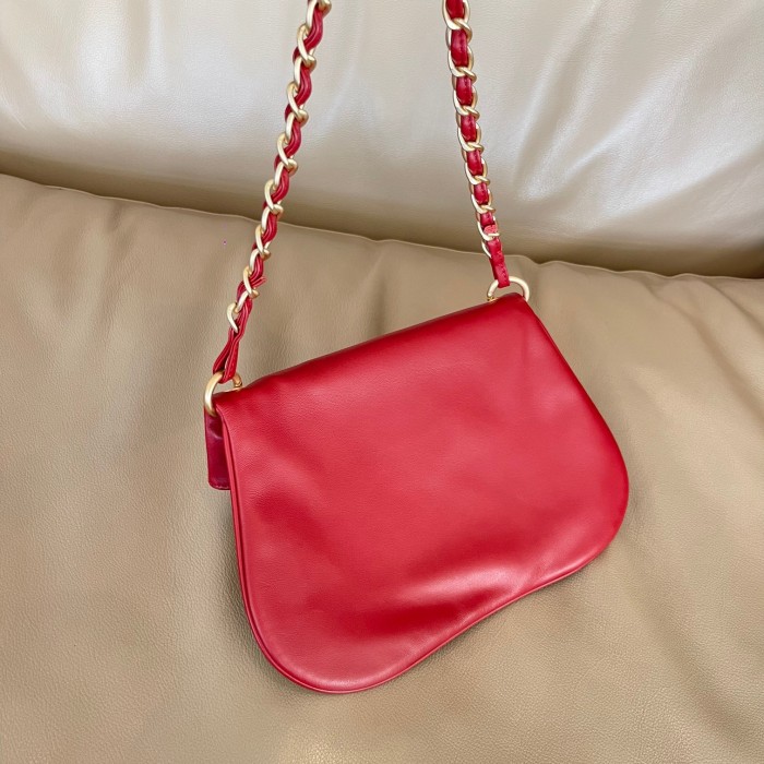 Vintage Ping Pong Shoulder Bag “23x18x5cm” -049 =
