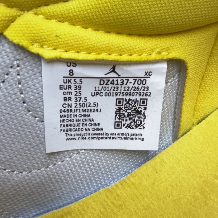 Jordan 1 x Travis Scott Low OG Canary Yellow(Unisex)36-47