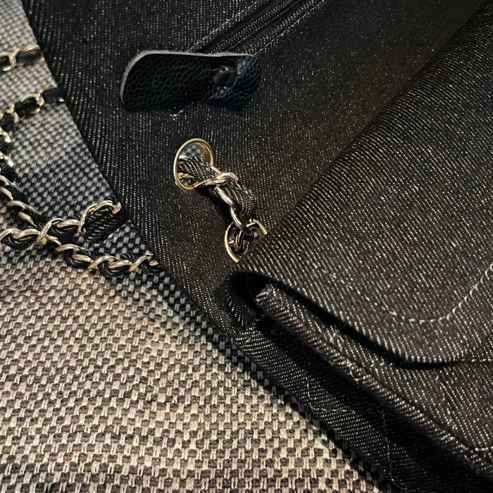Vintage Denim Classic Flap Bag “25x15x7cm” -009 =