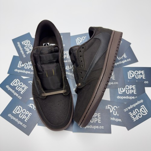 Jordan 1 x Travis Scott Low OG Velvet Brown(Unisex)36-47