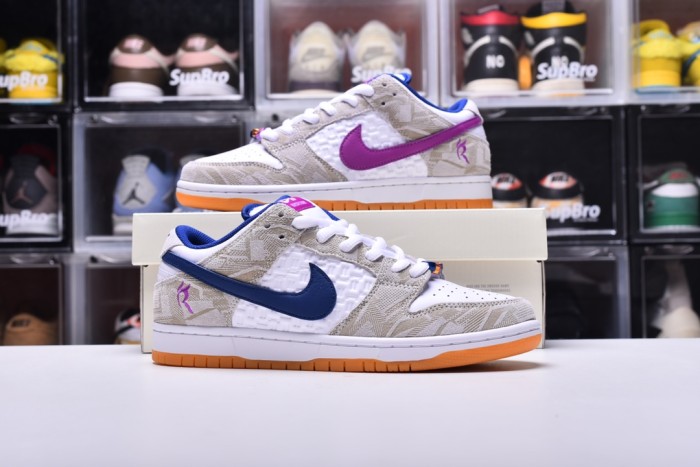 Dunk SB Pure Platinum And Vivid Purple(Unisex)36-47=