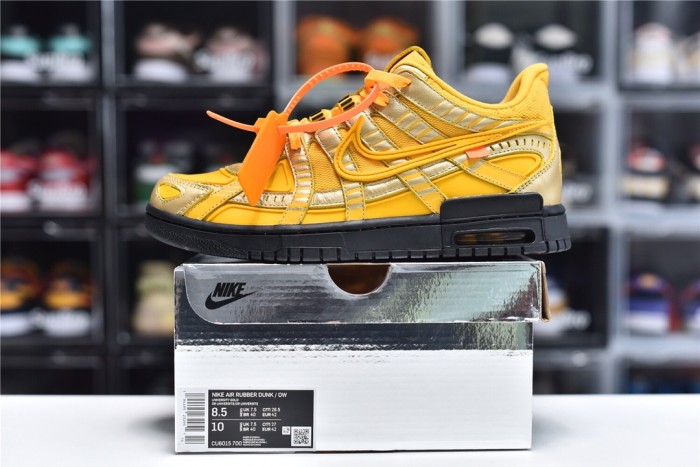 Air Rubber Dunk X Off-White University Gold(Male)40-47=