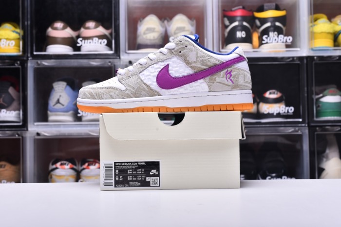 Dunk SB Pure Platinum And Vivid Purple(Unisex)36-47=