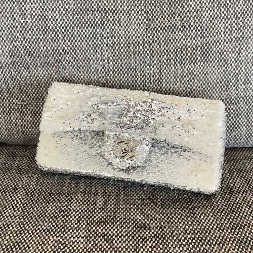 Vintage Sequin Clutch “24x12x4cm” -0001 =