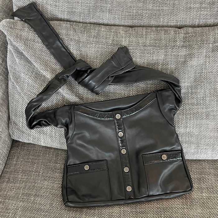 Vintage Jacket Bag “39x31x4cm” -089 =