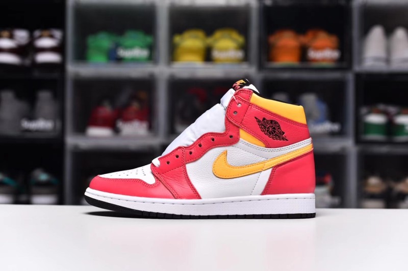 Air Jordan 1 Retro High OGLight Fusion Red(Unisex)36-47=