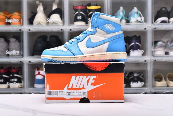 Jordan 1 Retro High OG UNC Reimagined (Unisex)36-47=