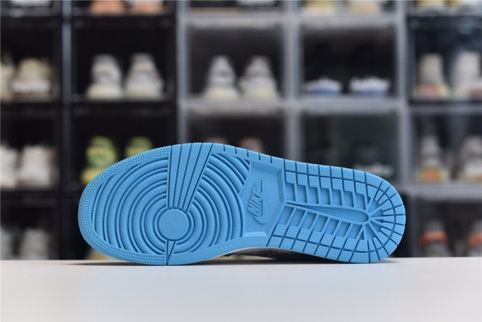 Air Jordan 1 X OFF-White University Blue UNT Ten Ten(Unisex)36-47
