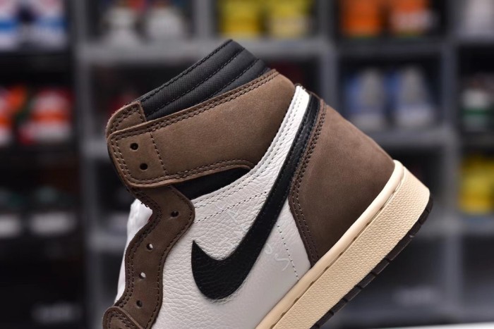 Travis Scott x AirJordan 1 Retro High OG Mocha(Unisex)36-47=
