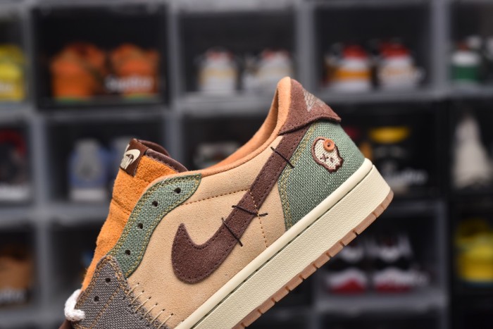 Zion Williamson × Air Jordan 1 Retro Low OG Voodoo(Unisex)36-47=