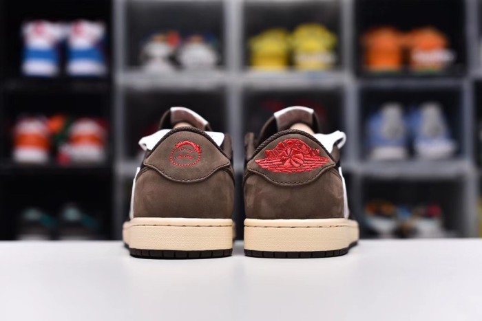 Travis Scott x AirJordan 1 Retro Low OG Mocha(Unisex)40-47=