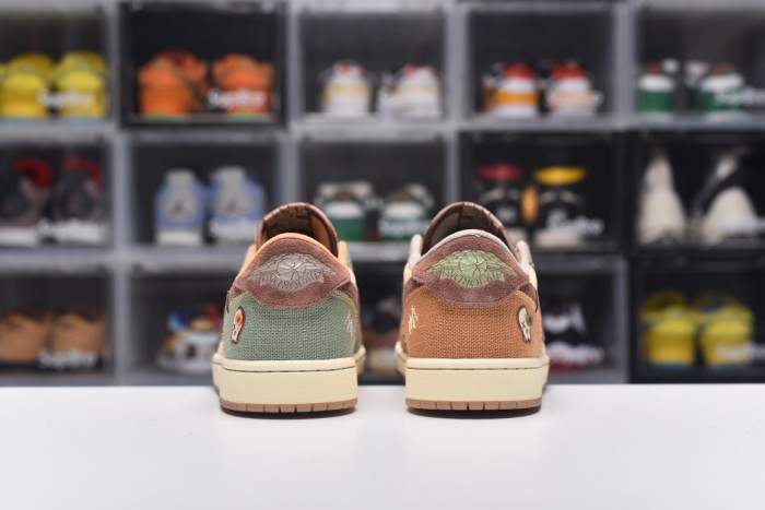 Zion Williamson × Air Jordan 1 Retro Low OG Voodoo(Unisex)36-47=