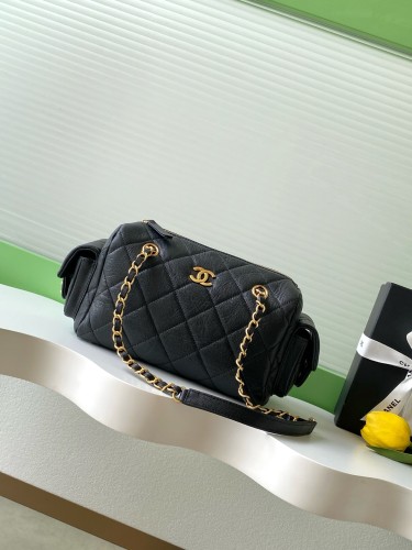 25K Small Caviar Bowling Bag “24x15.5x11.5cm” -087 =AS5792