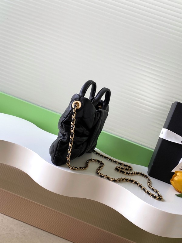 25K Bow Small Lambskin Tote Bag “26x18x5cm” -007 =AS5849