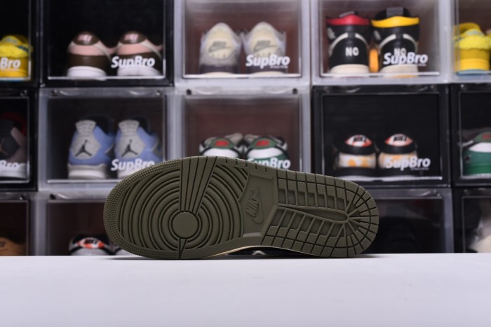 Travis Scott x Jordan Air Jordan 1 Low OG Medium Olive(Unisex)36-47=