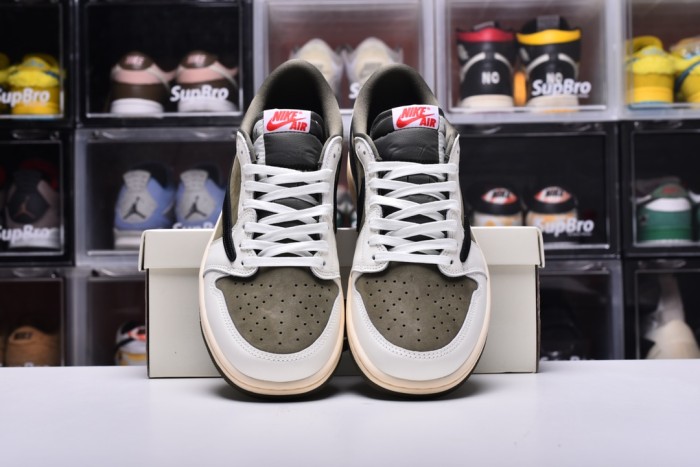 Travis Scott x Jordan Air Jordan 1 Low OG Medium Olive(Unisex)36-47=