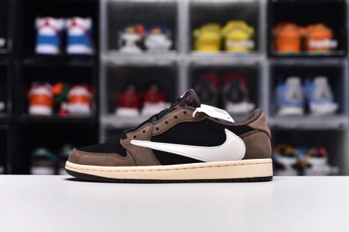 Travis Scott x AirJordan 1 Retro Low OG Mocha(Unisex)40-47=