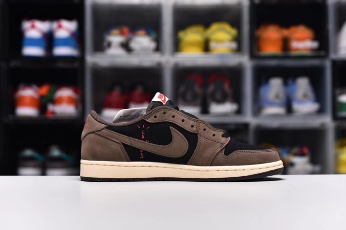 Travis Scott x AirJordan 1 Retro Low OG Mocha(Unisex)40-47=