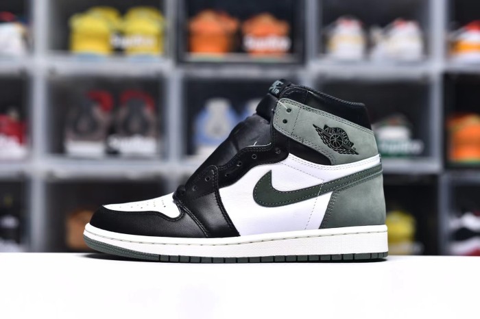 Air Jordan 1 Retro High Clay Green(Unisex)40-47=