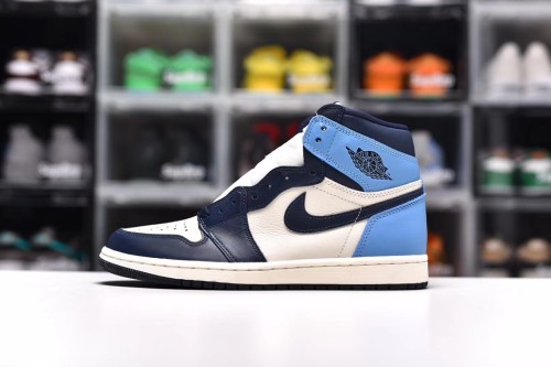 Air Jordan 1 High OG Obsidian(Unisex)36-47=