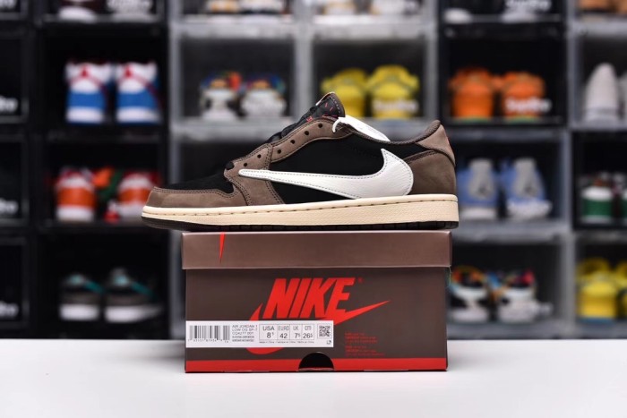 Travis Scott x AirJordan 1 Retro Low OG Mocha(Unisex)40-47=