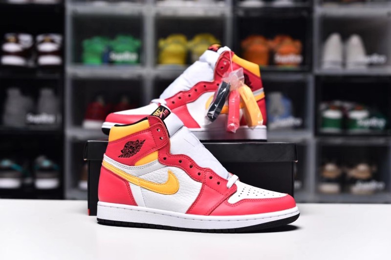 Air Jordan 1 Retro High OGLight Fusion Red(Unisex)36-47=
