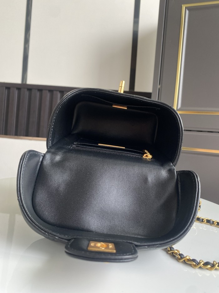 23S Mini Lambskin Vanity Case with Handle “15x12.5x8cm” -057 =AS3973