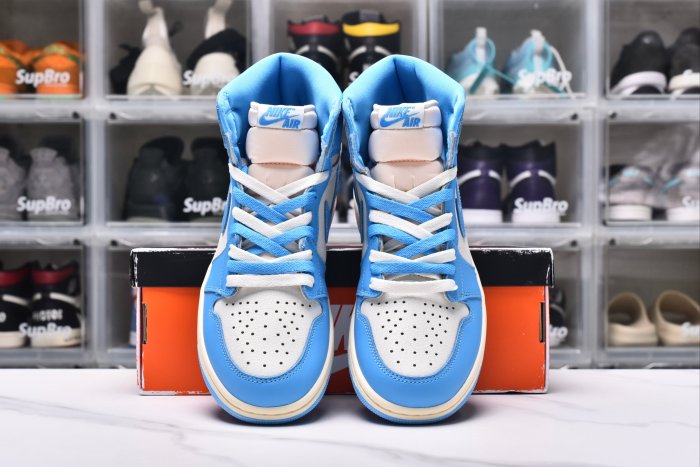 Jordan 1 Retro High OG UNC Reimagined (Unisex)36-47=