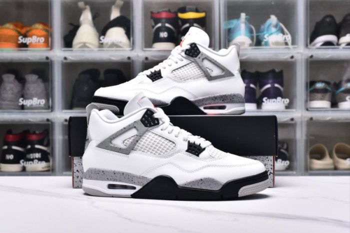 Jordan 4 Retro White Cement(Unisex)40.5-48.5
