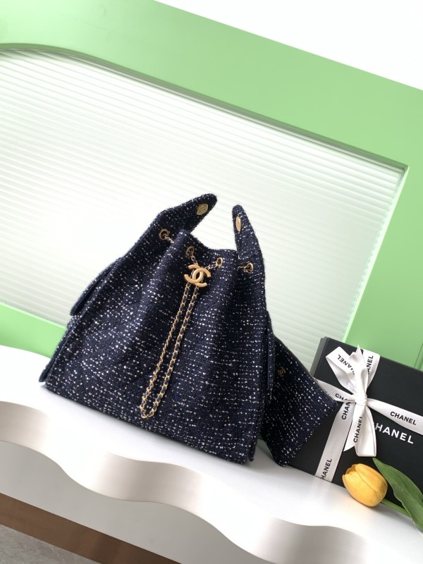 25C Hobo Hip Bag Large Tweed “40x30x15cm” -008 =AS5311