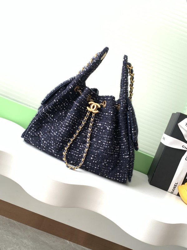 25C Hobo Hip Bag Small Tweed “30x26x14cm” -057 =AS5293