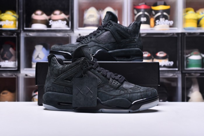 Jordan Air Jordan 4 Kaws Black(Unisex)36-47=