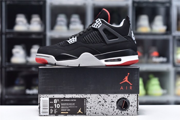 Air Jordan 4 X Retro Bred 2019(Male)36-47=