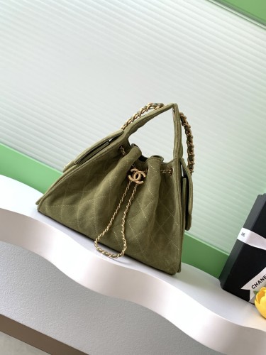 25K Hobo Hip Bag Small Suede “30x26x14cm” -058 =AS5293