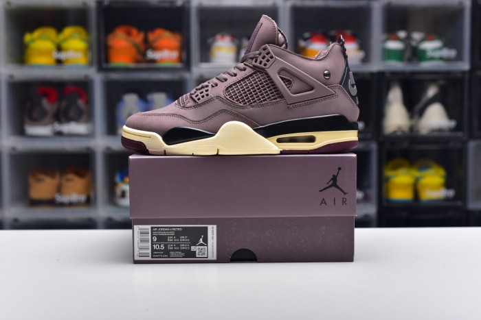 A Ma Maniere × Air Jordan 4 Retro Violet Ore(Unisex)40-47=