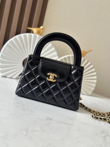 24K Mini Kelly Top Handle Bag “19x13x7cm” -006 =AS4416