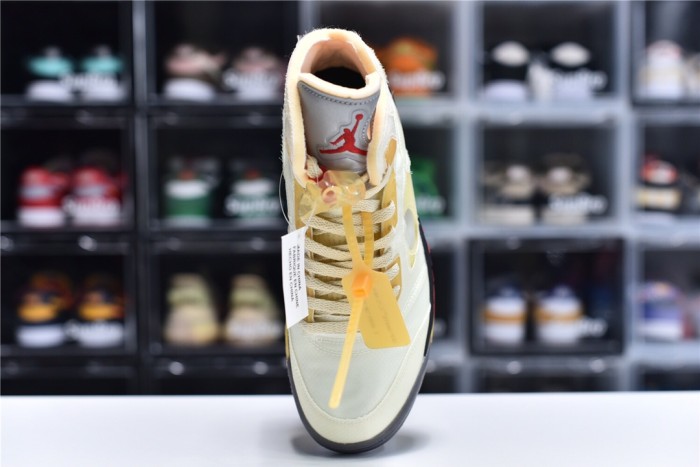 Air Jordan 5 Retro Sail X Off-White(Male)40.5-47=