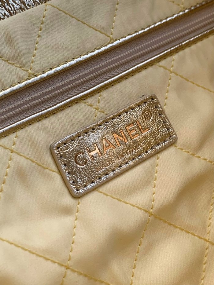 25C 22 Bag Large Metallic Gold “42x39x8cm” -038 =AS3261