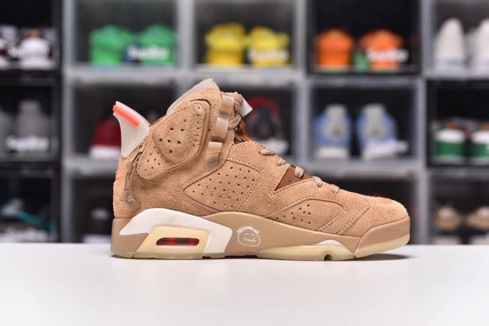 Air Jordan 6 X Travis Scott Retro SP British Khaki (Male)40-47=