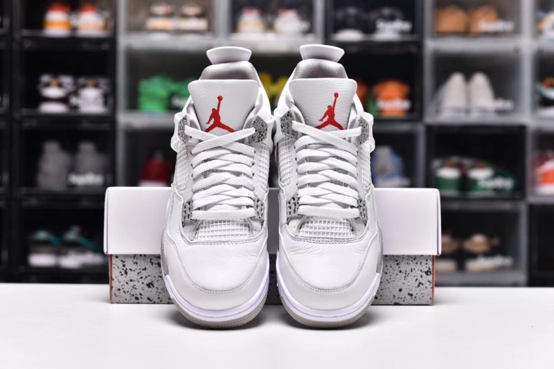 Air Jordan 4 White Oren(Male)40-48=