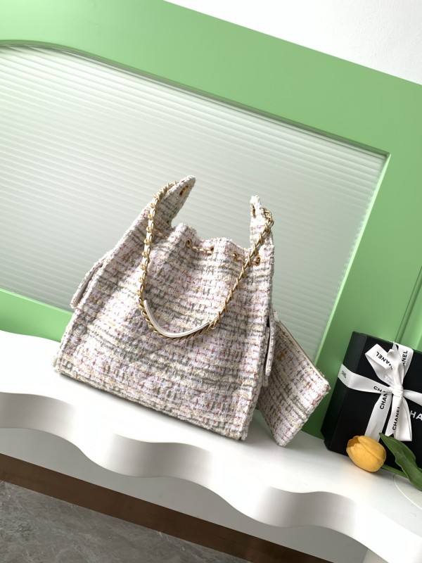 25C Hobo Hip Bag Large Tweed “40x30x15cm” -008 =AS5311
