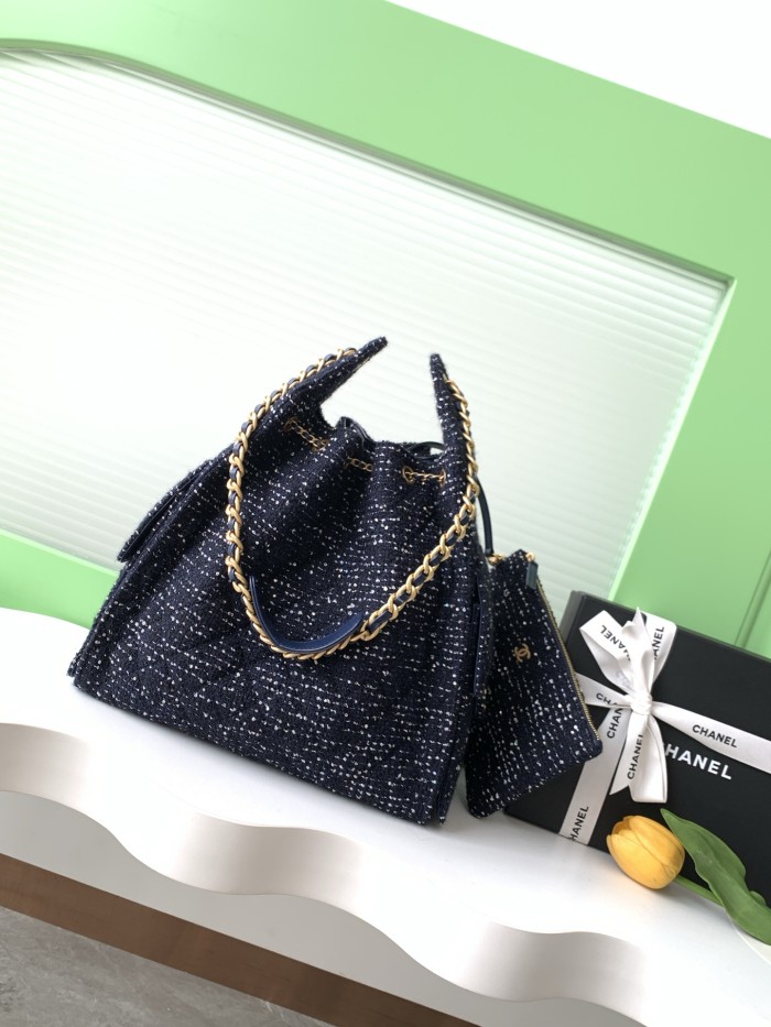 25C Hobo Hip Bag Large Tweed “40x30x15cm” -008 =AS5311