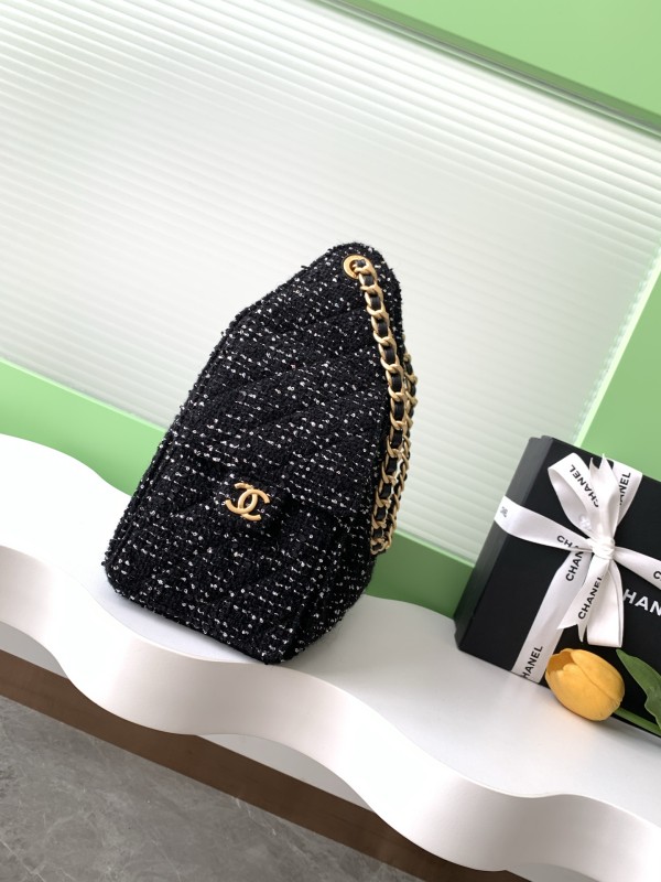 25C Hobo Hip Bag Small Tweed “30x26x14cm” -057 =AS5293